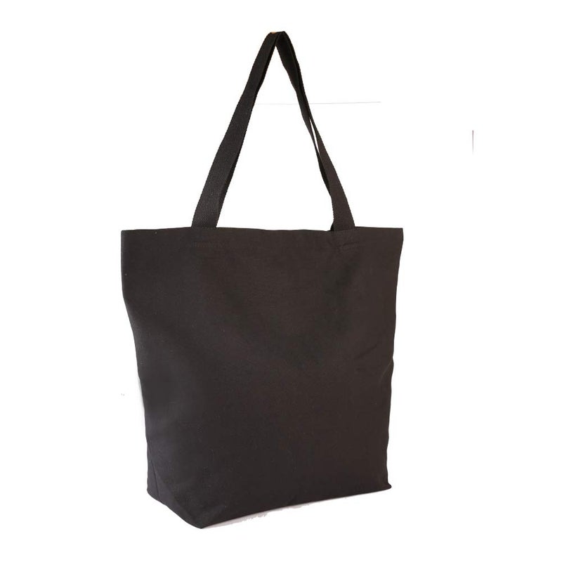 Augbunny Durable 100% Cotton 12oz Canvas Heavy Duty Extra Large Grocery Bag Beach Tote Shopping Bag Multi Purpose Tote. - Image 2
